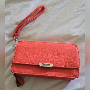 Kenneth Cole Reaction Coral Wristlet